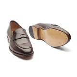 Aurus, Penny Loafer - Shell Cordovan Color#8 | Hand Welted Cordovan Series