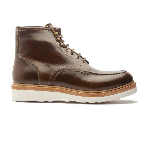 Dallas, Moctoe Boot - Olive Brown Chromexcel | Hand Welted Boots 2.0