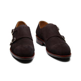 Arnold, Double Monk Strap - Brown Go Rain Suede | Summer Classics