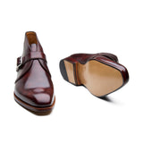 Veyron, Single Monk Chukka Boot - Chestnut Museum Calf | New Age