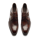 Veyron-X, Single Monk Chukka Boot - Chestnut Museum Calf | New Age