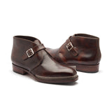 Veyron, Single Monk Chukka Boot - Chestnut Museum Calf | New Age