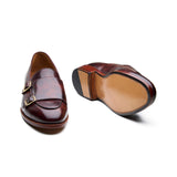 Myron, Monk-Strap Loafer -Chestnut Museum Calf | New Age