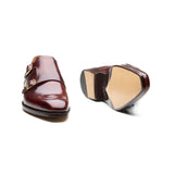 Velar-X, Double Monk Strap - Chestnut Museum Calf | New Age