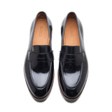 Aurus, Penny Loafer - Black Shell Cordovan (London Edition) | Cordovan Series