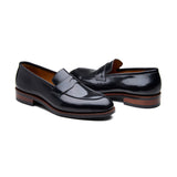 Aurus, Penny Loafer - Black Shell Cordovan (London Edition) | Cordovan Series