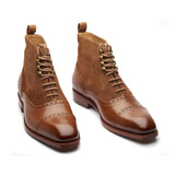 Vittorio, Captoe Oxford Boot - Tan | Hand Welted | Classics Collection