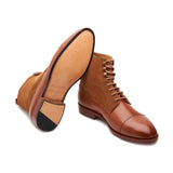 Fulbert, Captoe Derby Boot - British Tan | Hand Welted Classics Collection