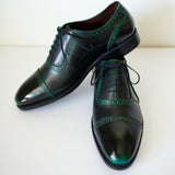 SYDNEY, CAP-TOE ADELAIDE OXFORD - Midnight Mamba | PATINA COLLECTION