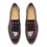 Aurus, Penny Loafer - Shell Cordovan Color#8 | Hand Welted Cordovan Series