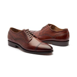 Stefano, Captoe Derby - London Tan | Hand Welted | Classics Collection