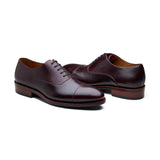 Noam, Cap-toe Oxford - Burgundy Hatch-grain | Classics Collection
