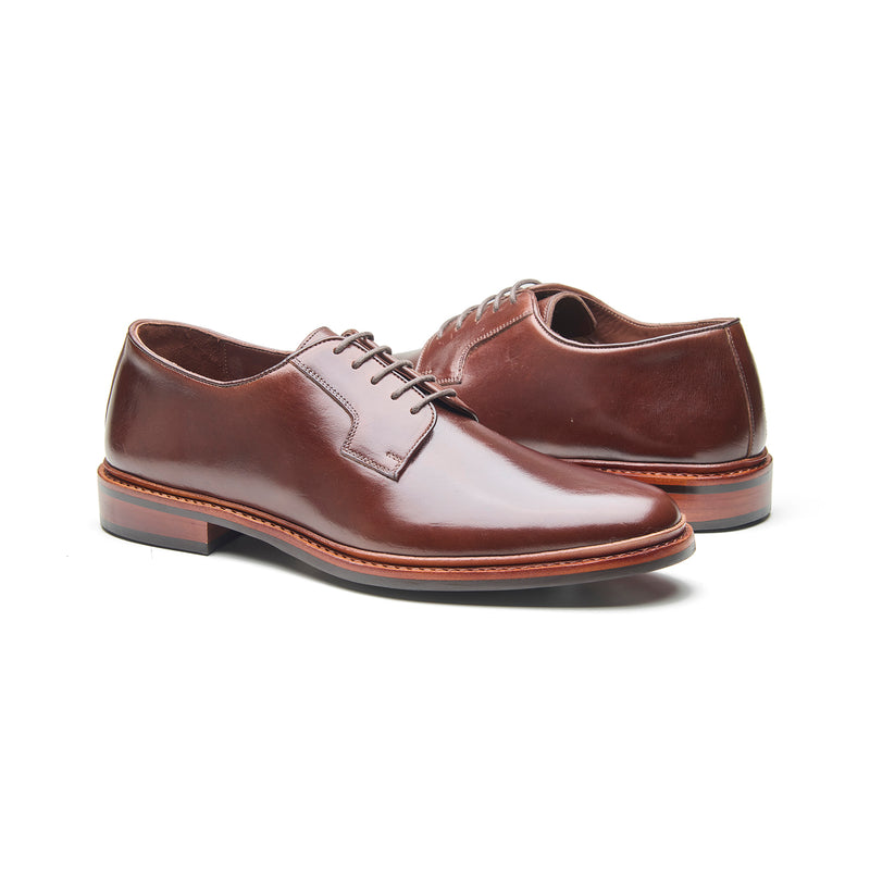 Luke, Blucher Derby - Brown Chromexcel | Summer Classics