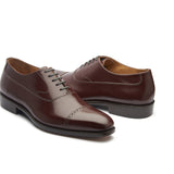 Richie, Quarter Brogue Balmoral - Rosewood Calf | Classics