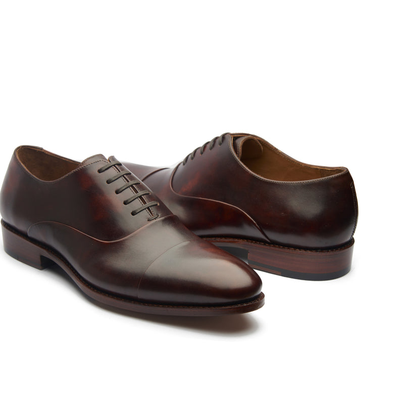 Romero, Cap-toe Oxford - Chestnut Museum Calf | Contemporary Classis