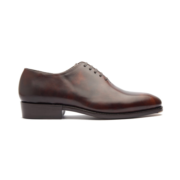 Constance-X, True Seamless Whole-Cut, Hand Welted - Chestnut Museum Calf