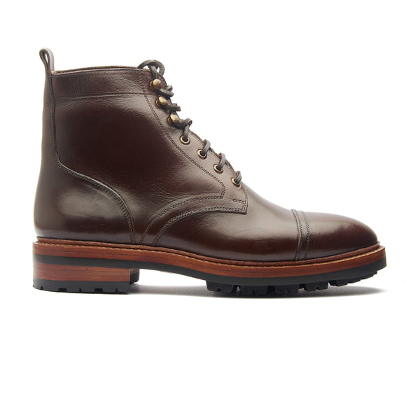 Dixon, Cap-Toe Derby Boot - Brown Chromexcel | Hand Welted Service Boots