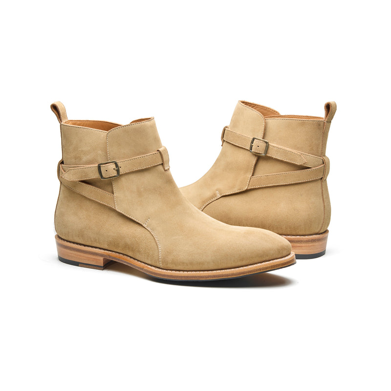 Umaid, Jodhpuri Boot - Castorino Cashew Suede | Summar Classics