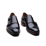 Velar-X, Double Monk Strap - Black Hidro Pullup | New Age