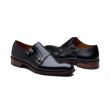 Velar-X, Double Monk Strap - Black Hidro Pullup | New Age