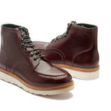 Dallas, Moctoe Boot - Burgundy Chromexcel | Hand Welted Boots 2.0