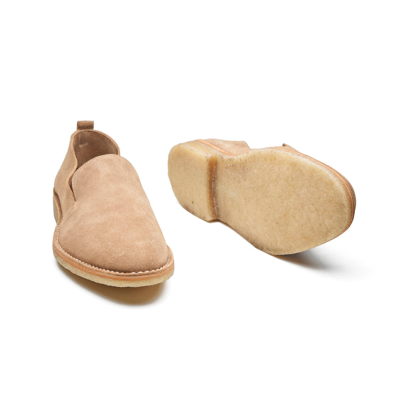 Travers, All in One Slipon - Beige Go Rain Suede | Summer Classics