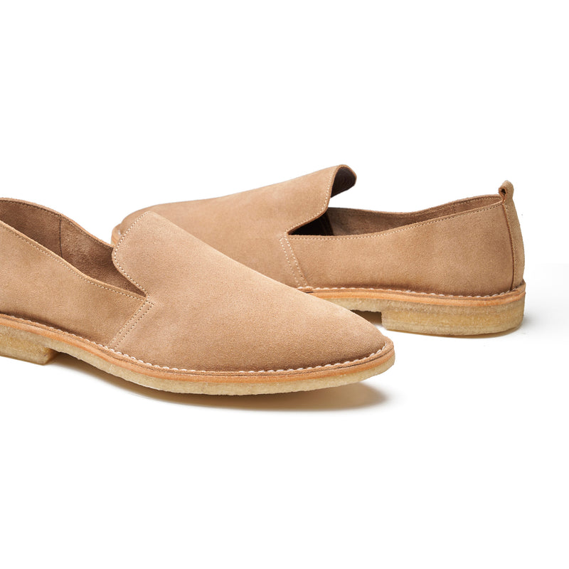 Travers, All in One Slipon - Beige Go Rain Suede | Summer Classics