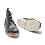 Montero, Wingtip Derby Boot - Navy Chromexcel | New Age