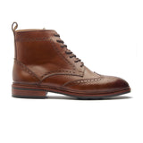 Lewinsky, Wingtip Derby Boot - Walnut Tan | Hand-welted Classics Collection