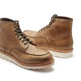 Dallas, Moctoe Boot - Natural Chromexcel | Hand Welted Boots 2.0