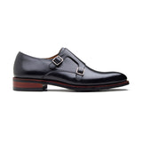 Velar-X, Double Monk Strap - Black Hidro Pullup | New Age