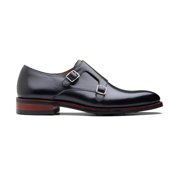 Velar-X, Double Monk Strap - Black Hidro Pullup | New Age