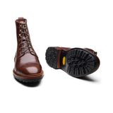Dixon, Cap-Toe Derby Boot - Brown Chromexcel | Hand Welted Service Boots