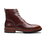 Dixon, Cap-Toe Derby Boot - Brown Chromexcel | Hand Welted Service Boots