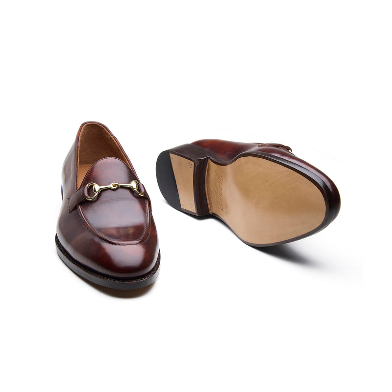 Casper, Horsebit Loafer - Chestnut Museum Calf | Hand Welted Classics Collection