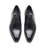 Ingrid, Split Toe Blucher Derby - Black | Hand Welted Classics Collection