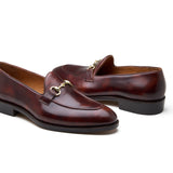 Casper, Horsebit Loafer - Chestnut Museum Calf | Hand Welted Classics Collection