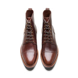 Dixon, Cap-Toe Derby Boot - Brown Chromexcel | Hand Welted Service Boots