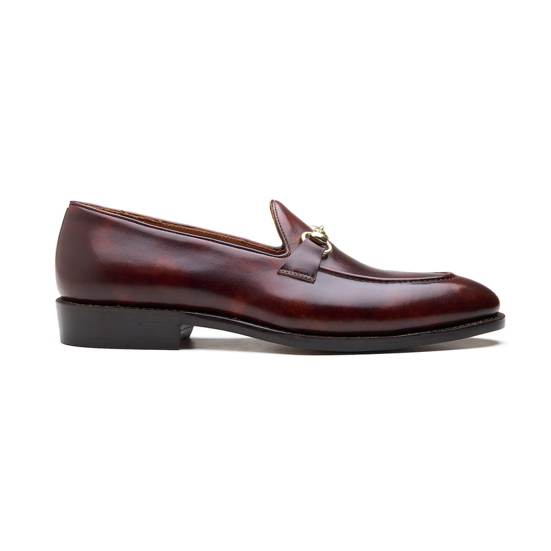 Casper, Horsebit Loafer - Chestnut Museum Calf | Hand Welted Classics Collection