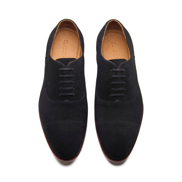 Noam, Cap-toe Oxford - Black Suede | Classics Collection