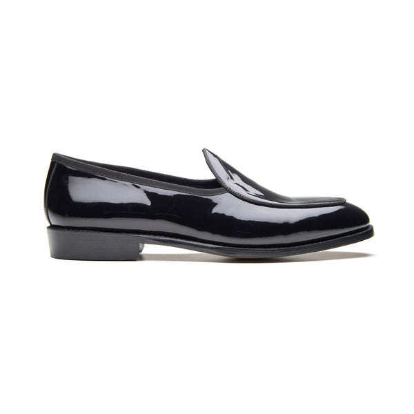 Jules, Belgian Loafer - Black Patent | Tuxedo Collection