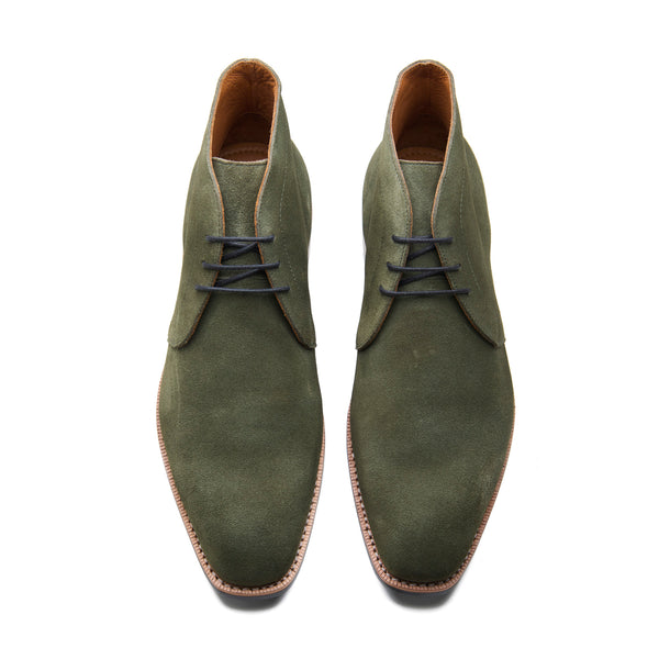 McClure, Chukka Boot - Olive Go Rain Suede | Summer Classics