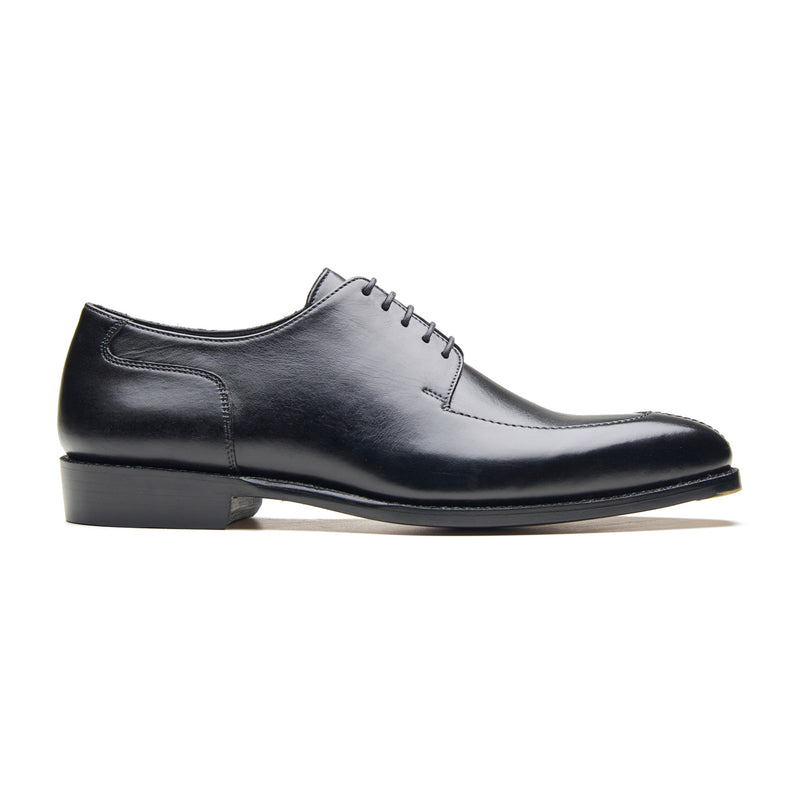 Ingrid, Split Toe Blucher Derby - Black | Hand Welted Classics Collection
