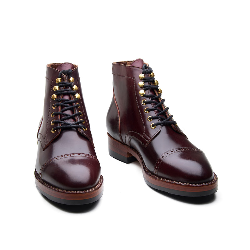 Luchador, Service Boot - Shell Cordovan Color#8 | Cordovan Series