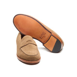 Boston, Handsewn Penny Loafer - Beige Kudu Reverse | Goodyear Welted
