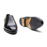 Wenzel, Medallion Oxford - Black | Hand Welted | Contemporary Classics