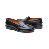 Niagara, Norwegian Split Toe Loafer - Black Chromexcel | Goodyear Welted