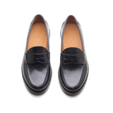 Niagara, Norwegian Split Toe Loafer - Black Chromexcel | Goodyear Welted