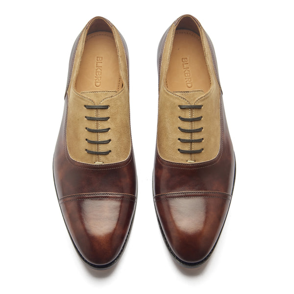 Enzo, Contemporary Balmoral - Brown Museum Calf | Hand Welted Contemporary Classics