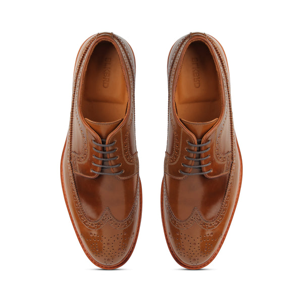 Barrister, Longwing Blucher - Shell Cordovan Bourbon | Hand Welted Cordovan Series